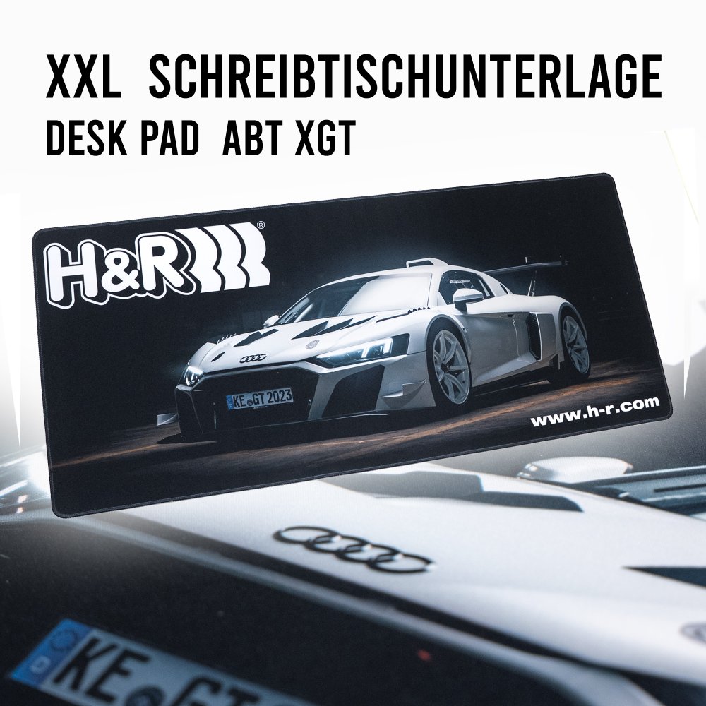H&R Mousepad XXL Schreibtischunterlage ABT XGT für   90cm x 40cm.